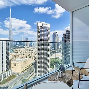  شقة Luxury With Burj Khalifa Or Canal View In Downtown - Marquise Square Tower