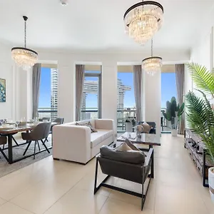  شقة First Class 2br With Full Skyline & Sea View